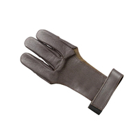 Nouveaux gants de tir à l'arc en cuir à prix abordable, haute qualité, demi-doigts, séchage rapide, coupe-vent, antidérapants, respirants, pour usage extérieur FIT CHAMP