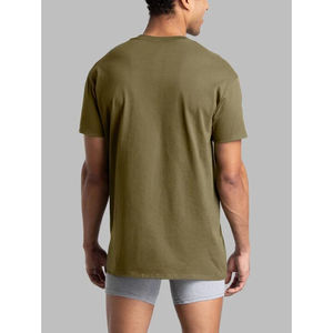 Liso personalizado 100% algodón Stock de alta calidad Drop Shoulder camisetas para hombres en blanco peso pesado de gran tamaño - Product Image 3