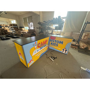 Kaed <span class=keywords><strong>LED</strong></span> Nhôm Tabletop hiển thị dễ dàng-to-thay đổi seg hộp Đèn kain Vải Xách Tay truy cập hiển thị cho quảng cáo - Product Image 4