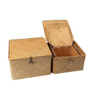 Vente en gros de 3 paniers de rangement pour carex, jouets pour enfants, organisateur pour pépinière et cuisine, solution de rangement pour la maison - Product Image 1