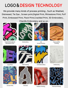 Clothing 100% Cotton Blank Hoodie Men Women Oversized Terry Sportswear Custom Printed Embroidered <b>Towel</b> Washed - Product Image 5