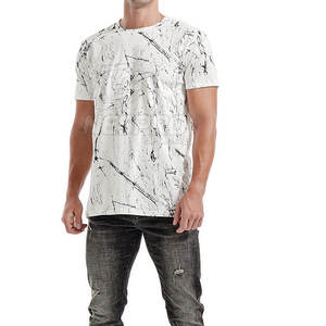 Meilleures ventes de T-shirt à impression solide à séchage rapide pour hommes, vêtements décontractés 100% coton respirants et écologiques - Product Image 3