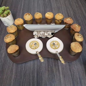 Elegant Stylish Party <b>Snacks</b> Serving Set Includes Elegant <b>Bowls</b> and Tissue Holder for Serving - Product Image 1