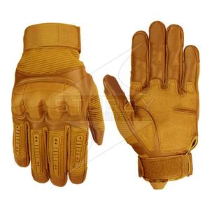 Guantes tácticos de protección Dedos completos Mecánica de alto rendimiento Agarre resistente Lleva marca Poliéster/Spandex Tela personalizable - Product Image 1
