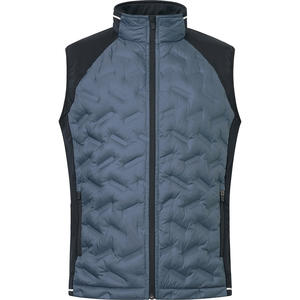 เสื้อแขนกุดกันน้ำกันลมระบายอากาศแห้งเร็วเสื้อกีฬาไฮบริดแบบหลายกระเป๋าสำหรับผู้ชาย - Product Image 6