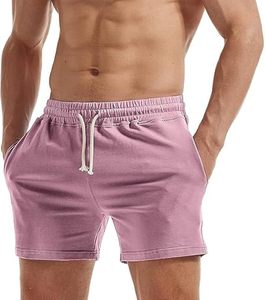 Joggers de course entraînement sportif vêtements pour hommes personnalisés éponge française Fitness homme short de survêtement respirant longueur au genou taille élastique - Product Image 1