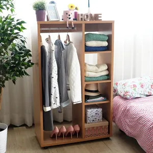 High Quality Bedroom Adjustable Wardrobe Closet Mobile Armario - Product Image 1