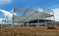 Bâtiments préfabriqués d'entrepôt de charpente en acier de construction à bon prix