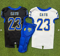 Paquete de Uniforme de Fútbol Americano, Jersey, Pantalones, Calcetines + Bolsa, Personalizado Completo, Proveedor OEM, Nombre del Equipo y Números Impresos