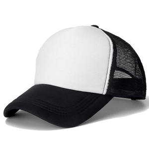 Gorra de espuma de alta calidad, algodón, poliéster, transpirable, para correr, Color sólido, para hombres, gorras de camionero de béisbol bordadas personalizadas, sombreros de malla - Product Image 2