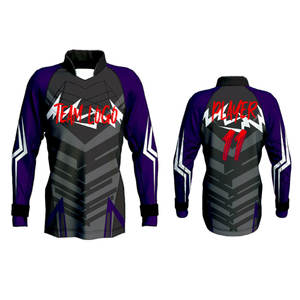 Acheter imprimé personnalisé maillots de paintball de qualité fine Zones de ventilation de haute qualité maillot de paintball sublimation personnalisé prix bon marché - Product Image 2