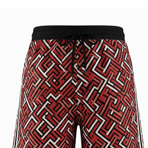 Shorts décontractés en satin haute performance pour hommes, imprimés par transfert thermique, vêtements d'équipe écologiques, séchage rapide pour sports intensifs - Product Image 4