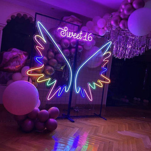 Supporto di fabbrica Design gratuito all'ingrosso Led <span class=keywords><strong>ali</strong></span> <span class=keywords><strong>d</strong></span>'<span class=keywords><strong>angelo</strong></span> al Neon <span class=keywords><strong>ali</strong></span> <span class=keywords><strong>d</strong></span>'<span class=keywords><strong>angelo</strong></span> per la decorazione della festa del Bar di nozze - Product Image 6