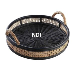 Bandeja de servicio de metal y vidrio con acabado personalizado de alta calidad para Pasta, café, té, producto de la mejor calidad para gran oferta - Product Image 2