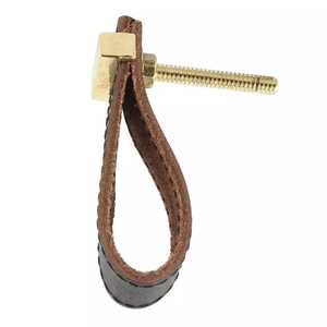 Poignées en cuir poli de haute qualité bouton de tiroir de meubles de Style d'amour pour la coiffeuse de porte de garde-robe de cuisine-prix de gros - Product Image 2