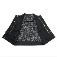 Gilet de moto en cuir PU pour homme, streetwear, hip-hop, veste sans manches, logo/étiquette personnalisé, fabricant OEM