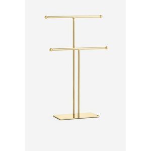 Support à bijoux en métal doré fini avec un design élégant et minimaliste qui met en valeur la beauté de chaque bijou qu'il contient - Product Image 5