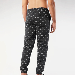 Retro Bell Bottoms à manches longues Stripe Print Fall Men Pantalon évasé Flared Bottoms Jogger Pants - Product Image 5