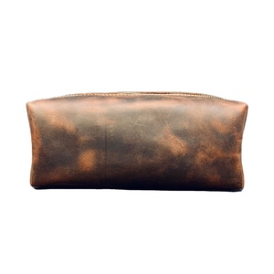 Kit de cuero personalizado Dopp, Monograma, boda, regalo de Navidad, cierre de cremallera, neceser para maquillaje de viaje, TYG-0014 - Product Image 1