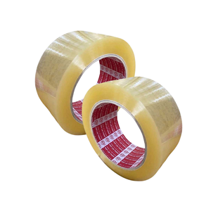 Venta al por mayor transparente BOPP cinta de embalaje fuerte adherencia cartón sellado cinta adhesiva rollo OEM ODM suministro hecho en Vietnam - Product Image 2
