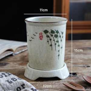 ที่ใส่เครื่องครัวเซรามิกทำมือ |   อุปกรณ์ครัวและโถเก็บช้อน |   ของตกแต่งเคาน์เตอร์ที่หรูหรา - Product Image 6