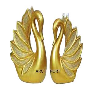 Vases à fleurs design oiseaux dorés Vente en gros Vase à fleurs décoratif en métal doré design moderne Décor de salon à bon prix - Product Image 1