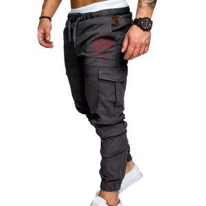 กางเกงผู้ชายเอวสูงระบายอากาศได้ดี, กางเกงกีฬาผ้าฝ้ายน้ำหนักเบา - Product Image 4