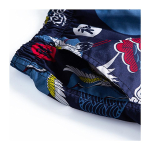 Short de survêtement décontracté pour hommes avec fermeture à glissière arrière imperméable Polyester/Nylon 6XL Tip Drawstring Swim Shorts pour garçons - Product Image 4