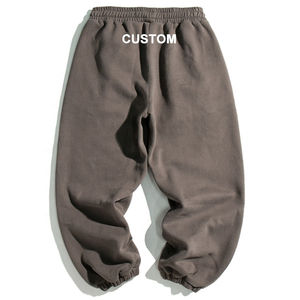 Pantalon de survêtement décontracté pour hommes de haute qualité, coupe ample, pantalon à cordon de serrage, grande taille, vêtements de fabricant en gros OEM - Product Image 3