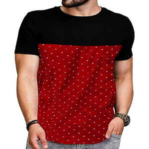 Camisetas de peso pesado con logotipo personalizado de primera calidad, camiseta lisa 100% de algodón para hombre, camisetas en blanco de gran tamaño con estampado de hojaldre - Product Image 3