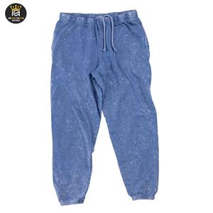 Men's Heavyweight Acid Wash Sweatpants 100% Cotton Jogger Pants High <b>Drawstring</b> Loose Acid Wash <b>Trouser</b> - Product Image 6