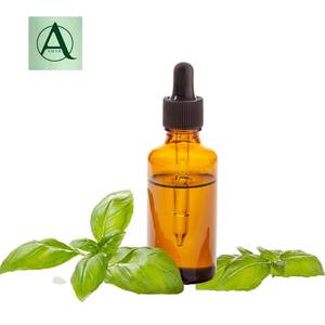 Huile de basilic | Huile organique Ocimum basilicum | Huile de basilic doux-Huile essentielle distillée à la vapeur de meilleure qualité-Pure et naturelle - Product Image 2