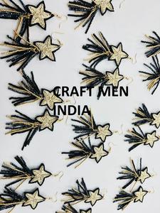 Nouveau design classique personnalisé, boucles d'oreilles ailes de perles, boucles d'oreilles élégantes avec nœud en perles pour les anniversaires de Noël, tenues de soirée - Product Image 5