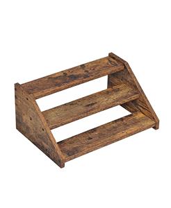 Présentoir en bois, présentoir à 3 niveaux, étagère à épices, étagère à gradins vintage pour cupcakes et décoration d'objets de collection - Product Image 1