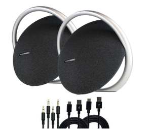 ORIGINAL 100% DISPONIBLE 8 Enceintes sans fil noires avec toutes les pièces complètes et accessoires - Product Image 1