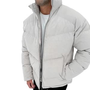 Chaqueta de Invierno para Hombre, Acolchada, de Punto, con Cremallera, Transpirable, Resistente al Viento, Diseño Personalizado de Alta Calidad, Talla Grande - Product Image 1