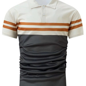 Best Selling Men's Casual for Polo <b>Shirts</b> Professional Logo Designed Breathable Short Sleeve Unique Solid Manufacturer High Qual - Product Image 1