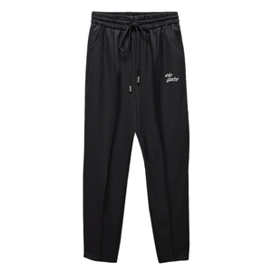 Pantalones Deportivos de Algodón para Mujer, Transpirables, Bordados, de Cintura Media, Estilo Lápiz, Pantalones Deportivos Cómodos para Chicas - Product Image 1