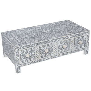 Bone Inlay Console Export Quality Bone Inlay <b>Table</b> - Product Image 4