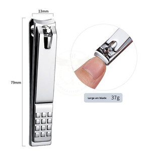 Cortauñas Profesional de Acero Inoxidable con Abertura de Mandíbula Ancha para Uñas - Ideal para Viajes, Salones y Uso Diario - Product Image 3