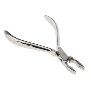 Pince à anneaux en acier inoxydable, construction durable, réutilisable, prise en main lisse pour la fabrication de bijoux - Product Image 1