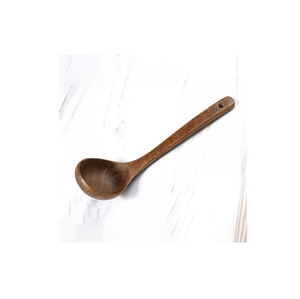 Cuchara de sopa de madera de tamaño mediano para aceite y uso de sopa para cocina y restaurantes uso diario para productos hechos a mano - Product Image 2