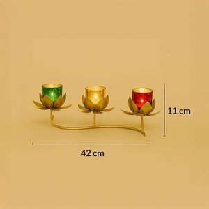 Antique Style Metal <b>Candlestick</b> <b>Holder</b> for Home Wedding Birthday & Easter Decor-Heat Resistant Eco-Friendly - Product Image 3