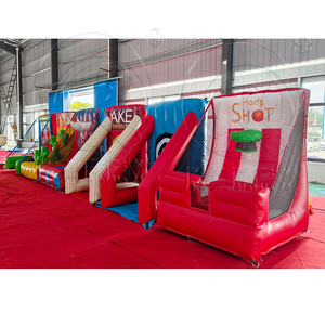 Collection de jeux gonflables sur le thème du carnaval, en PVC, jeu de tir au basket-ball, jeu de lancer d'anneaux, jeu sportif interactif pour enfants et adultes - Product Image 3