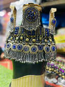 Elegante Juego de Joyería Islámica de Acero Inoxidable Personalizado, Diseño Tradicional Afgano con Cristales y Pedrería, Hecho a Mano, Moderno y Casual para Mujer - Product Image 4