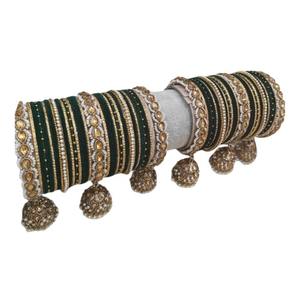 Vente en gros d'ensemble de bracelets de style indien Churiya pour mariage dernier modèle bijoux pour femmes fabriqués à la main ensembles de bracelets de mariée pour dames - Product Image 1
