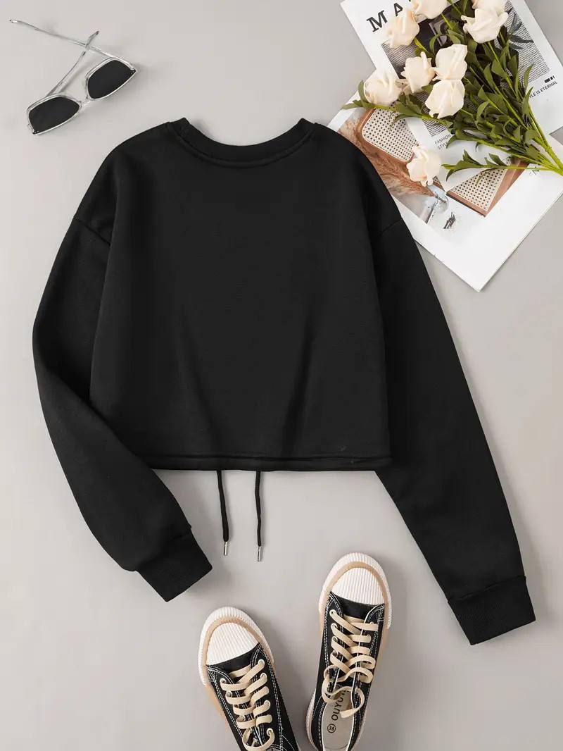 Alibaba Wholesale Blank Crop Hoodies Custom Blank Hoodies