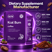 OKTW Kcal Burn Café en Poudre : Stimulant Métabolique, Coupe-Faim, Gestion du Poids, Complément Alimentaire, Marque Privée