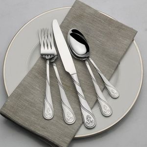Traditional handcrafted stainless steel metal cutlery <b>set</b> suitable for gifting housewarming weddings <b>dining</b> decoration - Product Image 3