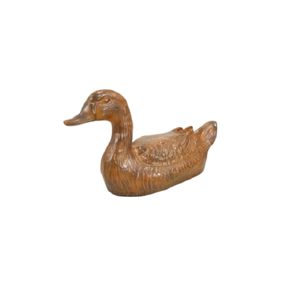 เครื่องประดับสวนรูปนกเป็ดโลหะแบบชนบทโบราณสำหรับตกแต่งสวนกลางแจ้ง - Product Image 1